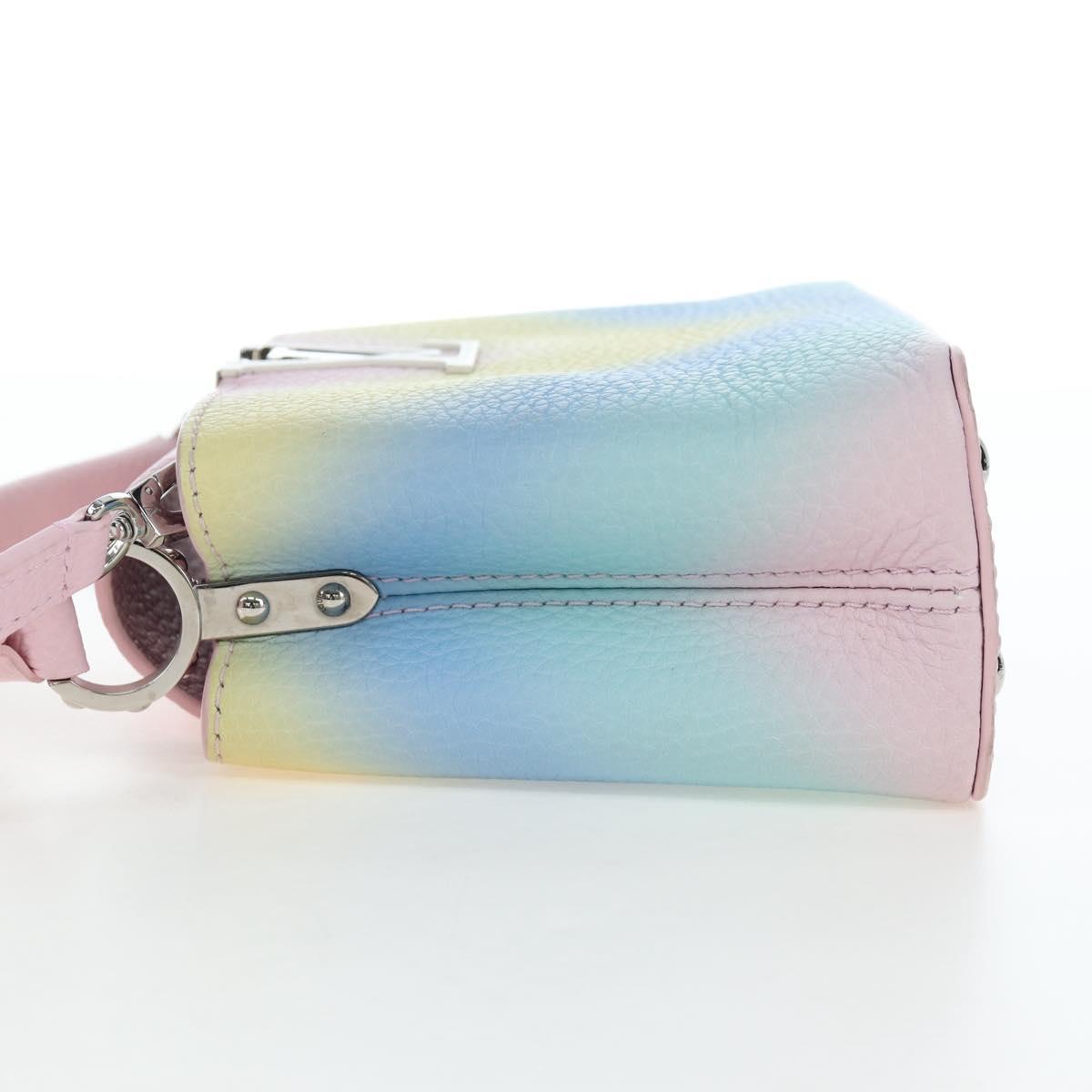 LOUIS VUITTON Capucine Mini Taurillon Clemence Multicolor M57503 Auth 197521SM