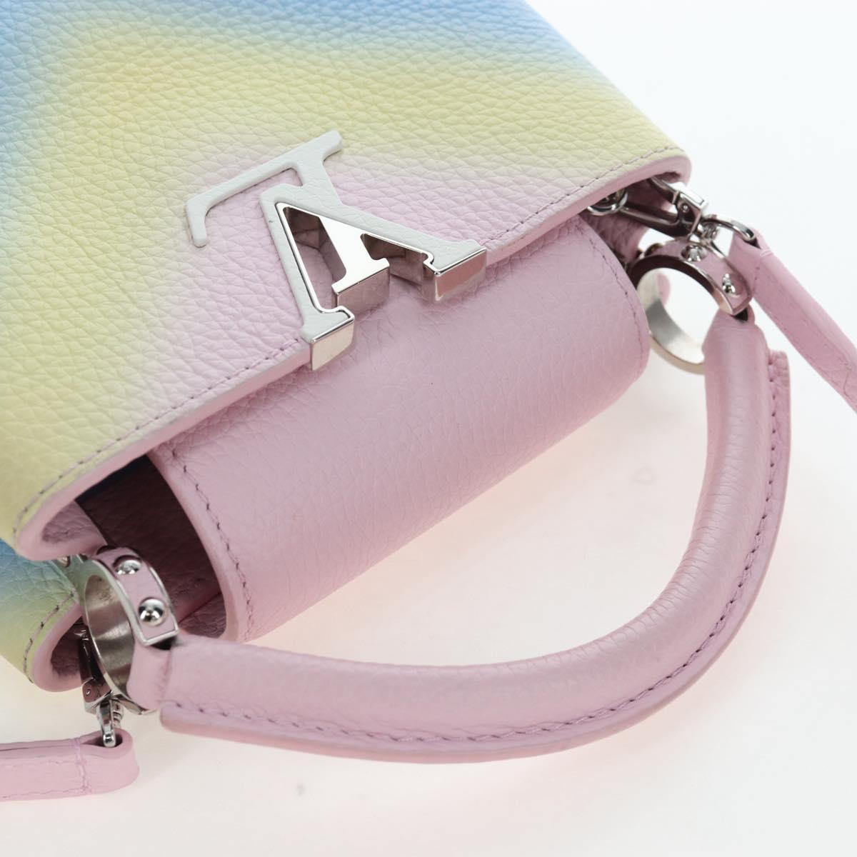 LOUIS VUITTON Capucine Mini Taurillon Clemence Multicolor M57503 Auth 197521SM