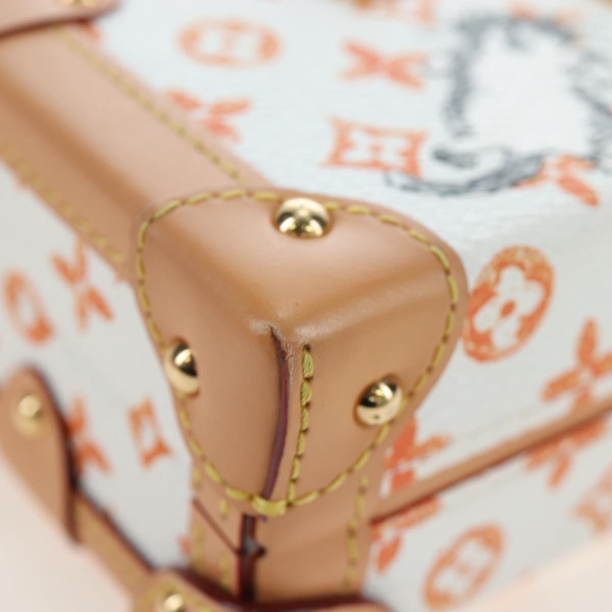 LOUIS VUITTON Catgram Petite Mar Shoulder Bag White M44407 LV Auth 197522SM