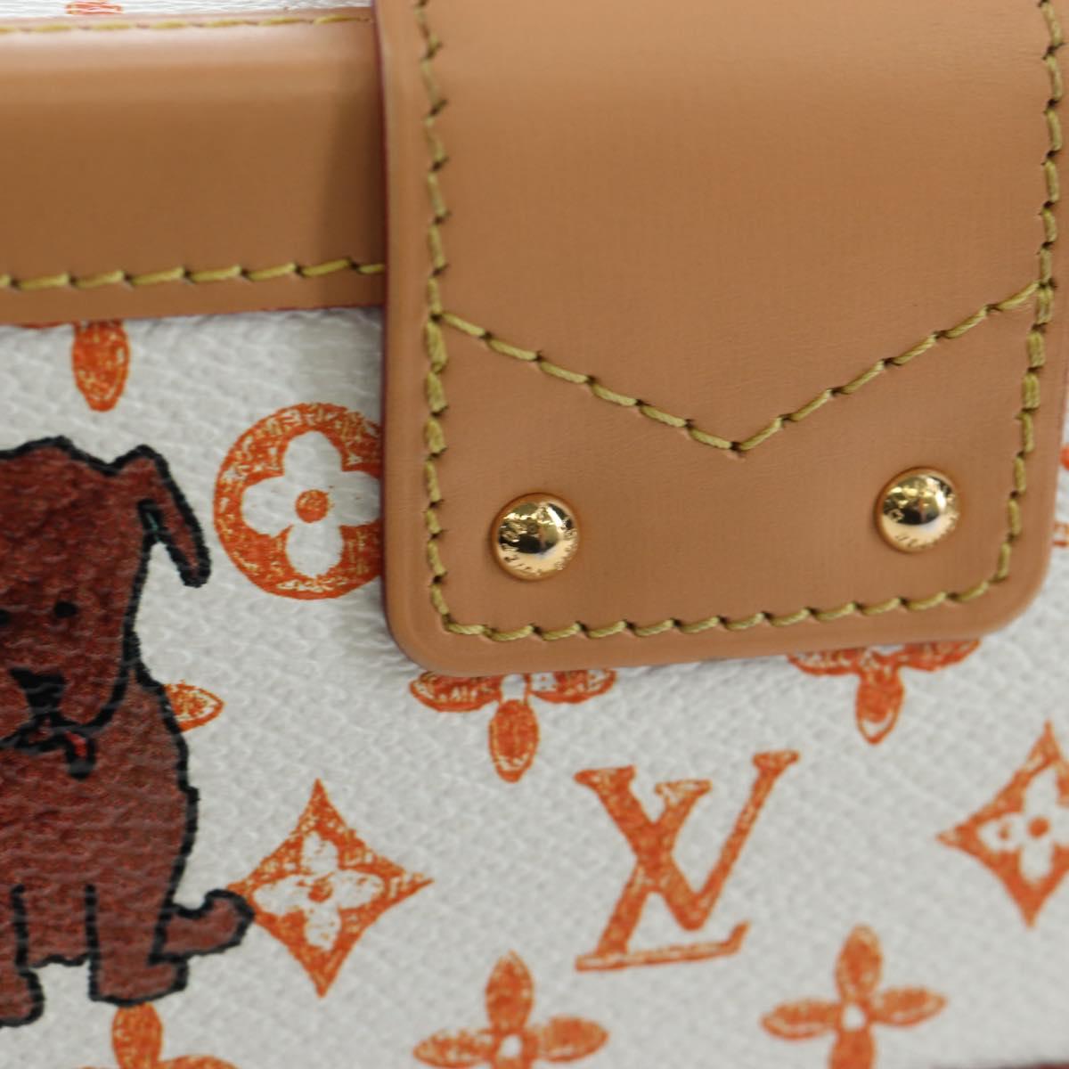 LOUIS VUITTON Catgram Petite Mar Shoulder Bag White M44407 LV Auth 197522SM
