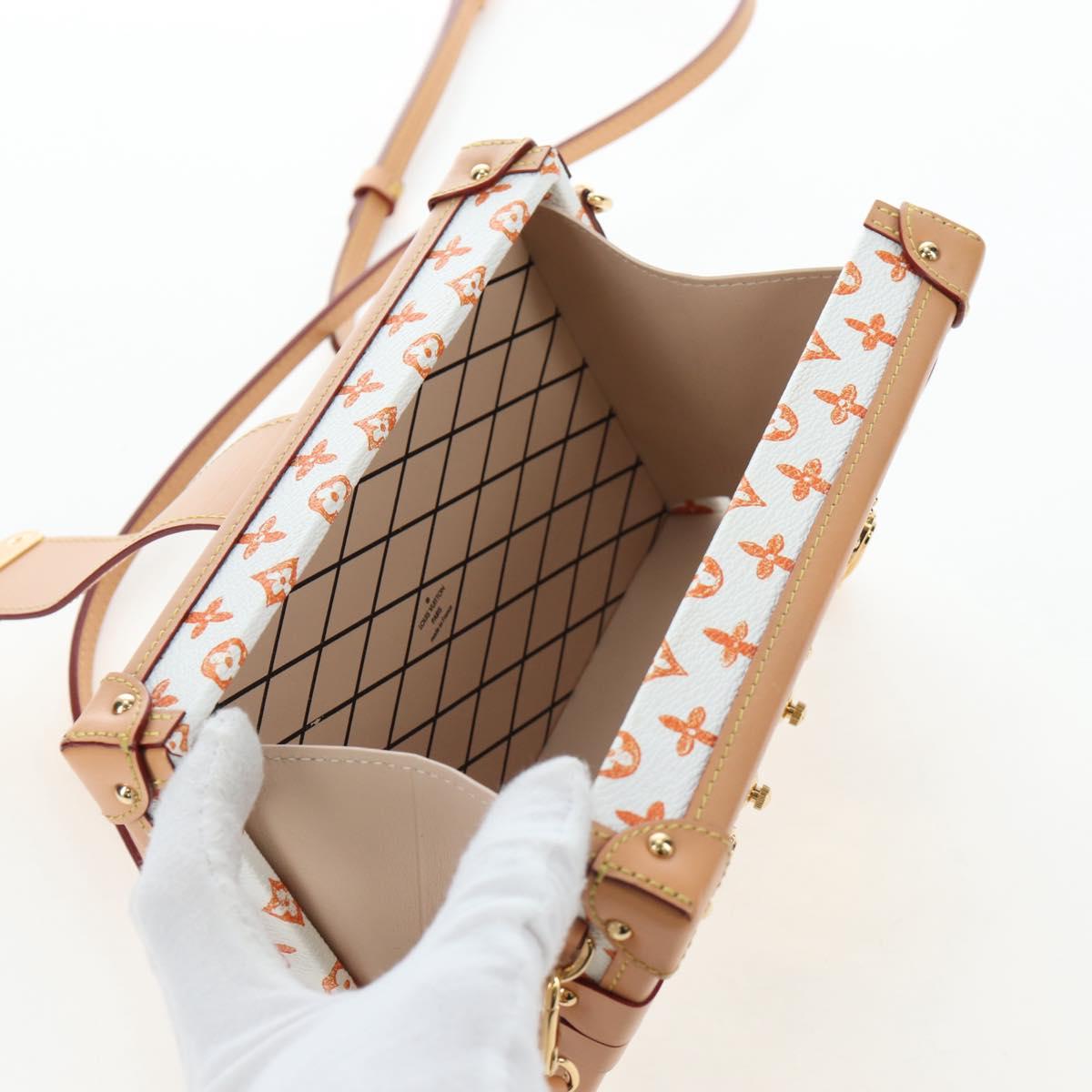 LOUIS VUITTON Catgram Petite Mar Shoulder Bag White M44407 LV Auth 197522SM