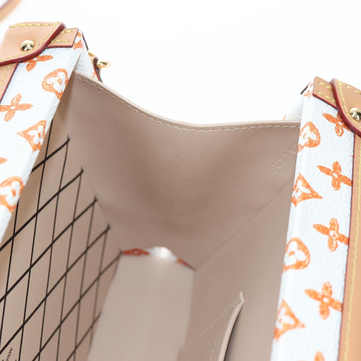 LOUIS VUITTON Catgram Petite Mar Shoulder Bag White M44407 LV Auth 197522SM