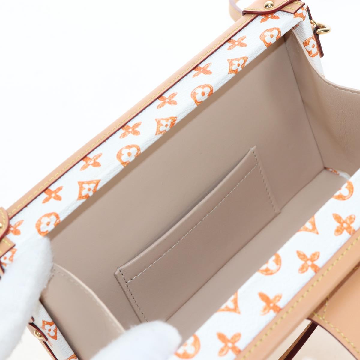 LOUIS VUITTON Catgram Petite Mar Shoulder Bag White M44407 LV Auth 197522SM