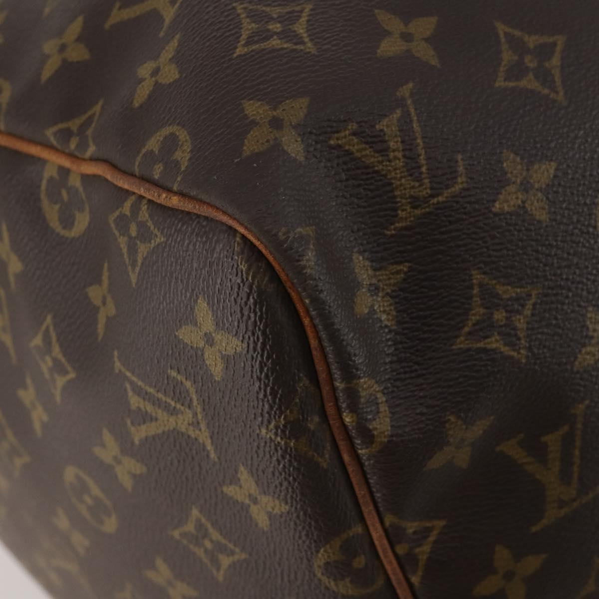 LOUIS VUITTON Monogram Keepall 55 Boston Bag M41424 LV Auth 197524