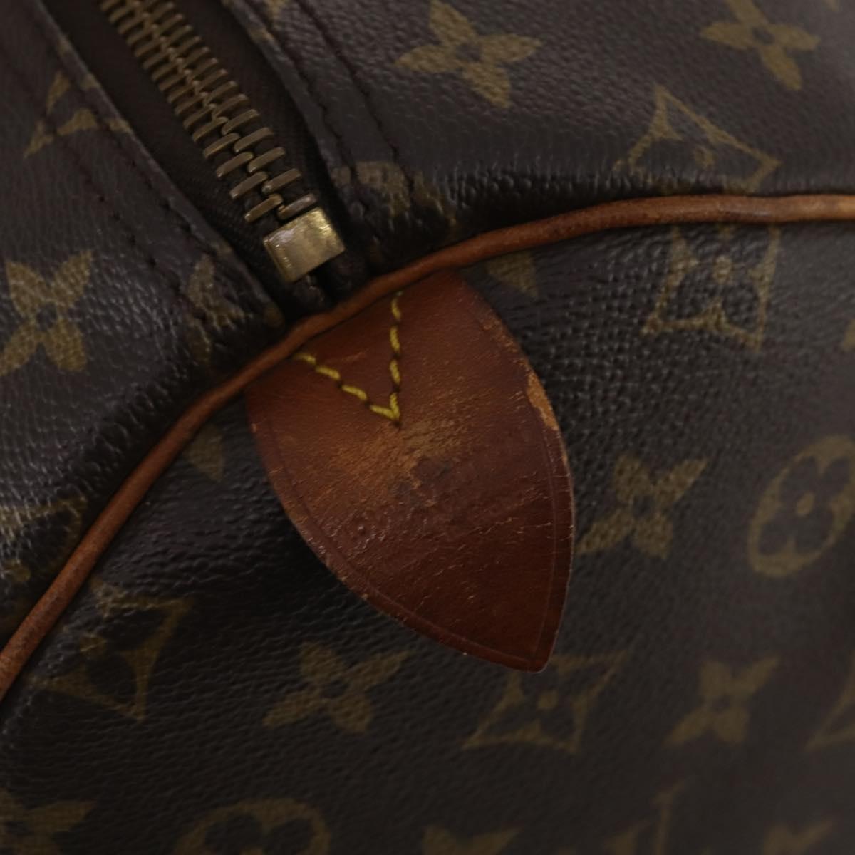 LOUIS VUITTON Monogram Keepall 55 Boston Bag M41424 LV Auth 197524