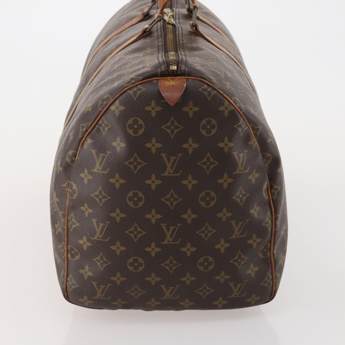 LOUIS VUITTON Monogram Keepall 55 Boston Bag M41424 LV Auth 197524