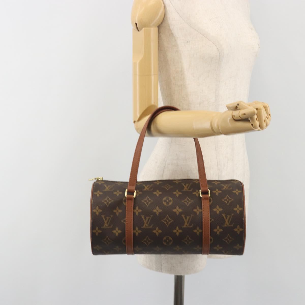 LOUIS VUITTON Monogram Papillon 30 Hand Bag M51385 LV Auth 197525A