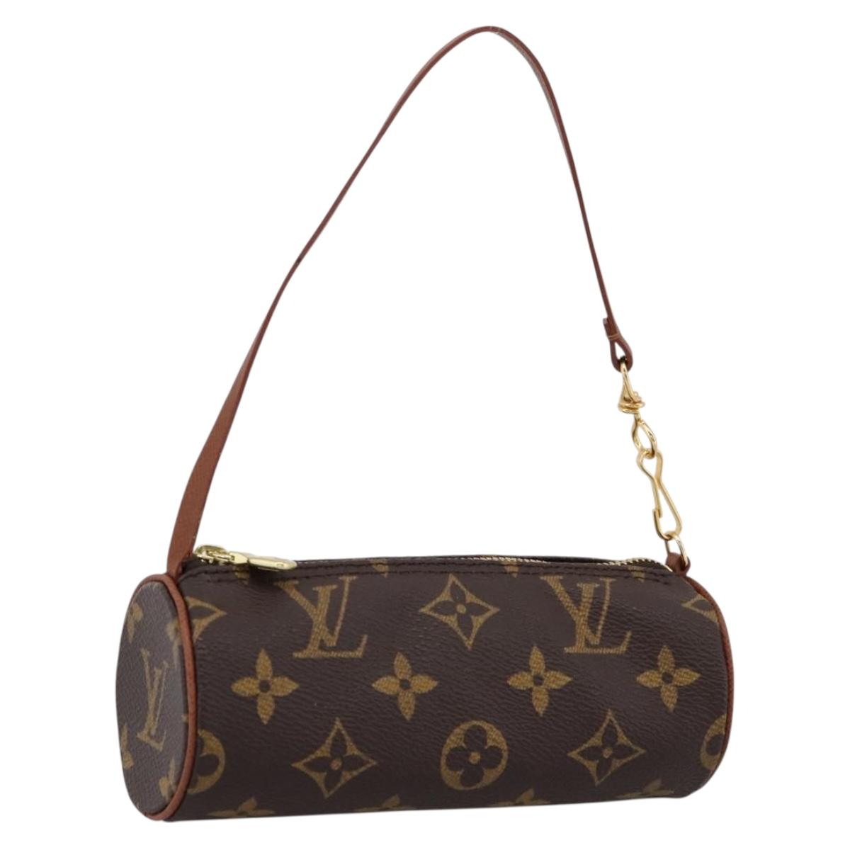 LOUIS VUITTON Monogram Papillon Pouch LV Auth 197526A