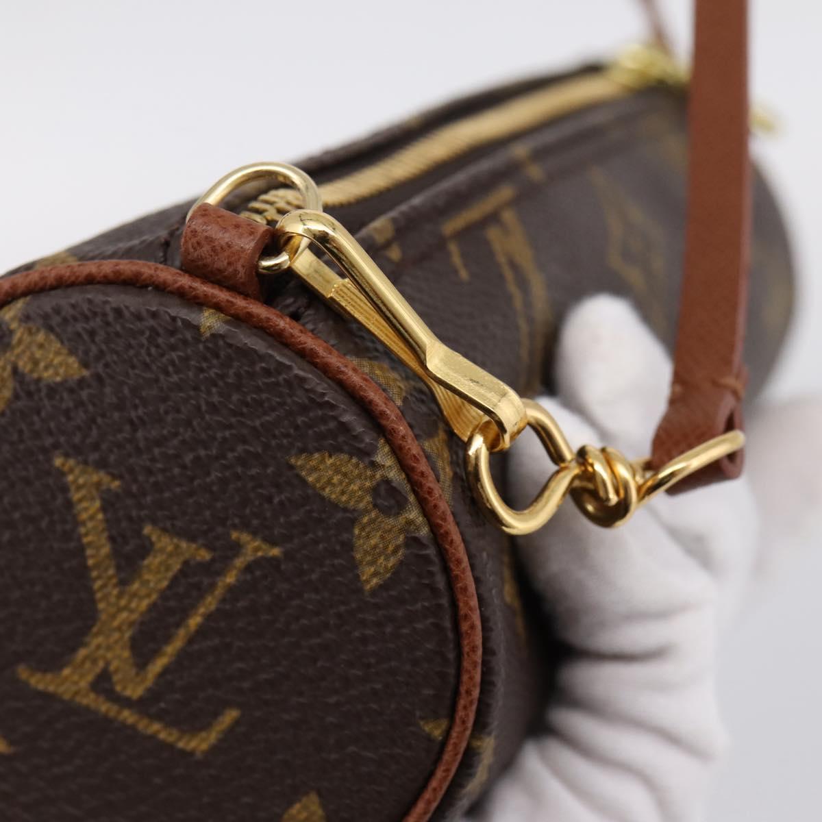 LOUIS VUITTON Monogram Papillon Pouch LV Auth 197526A