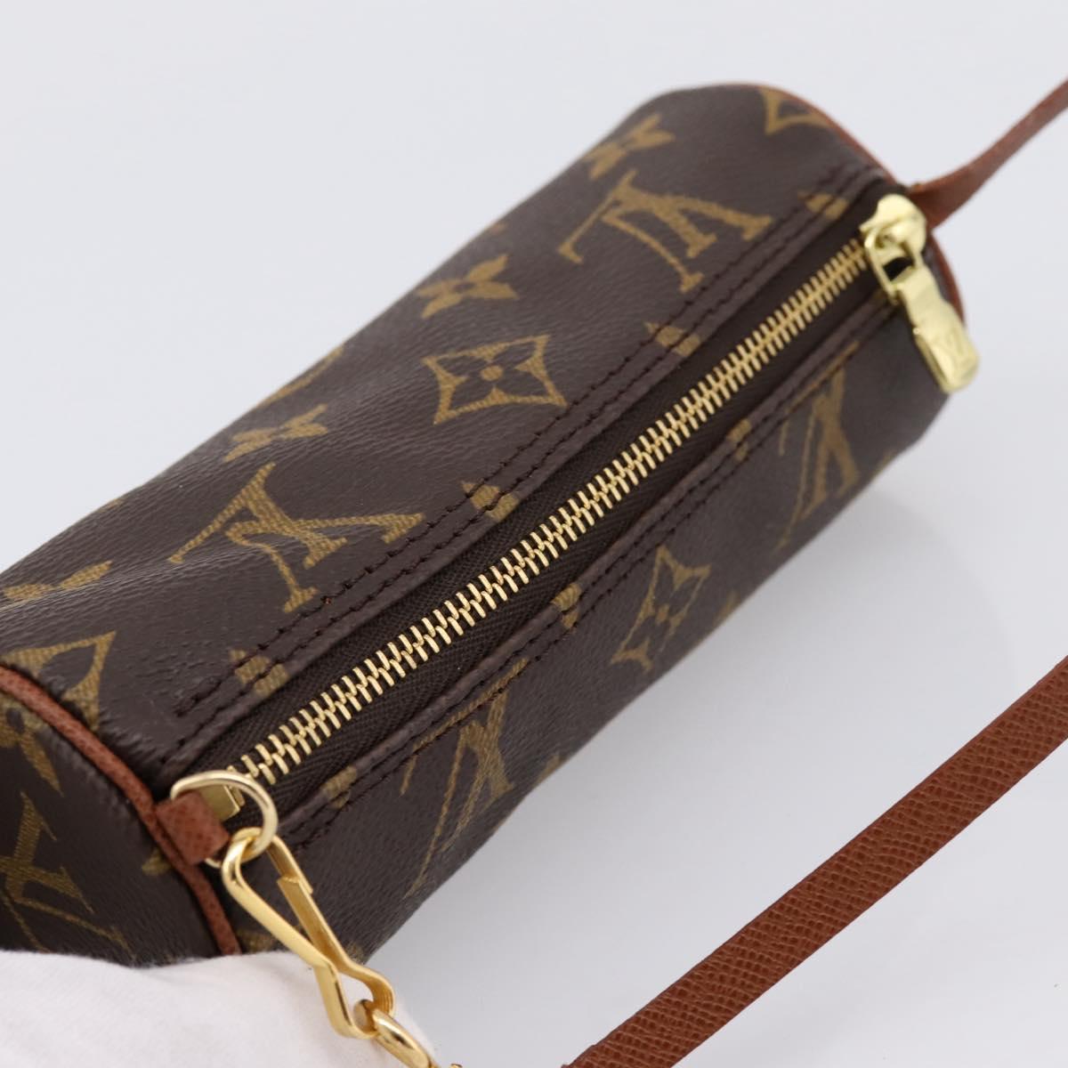 LOUIS VUITTON Monogram Papillon Pouch LV Auth 197526A