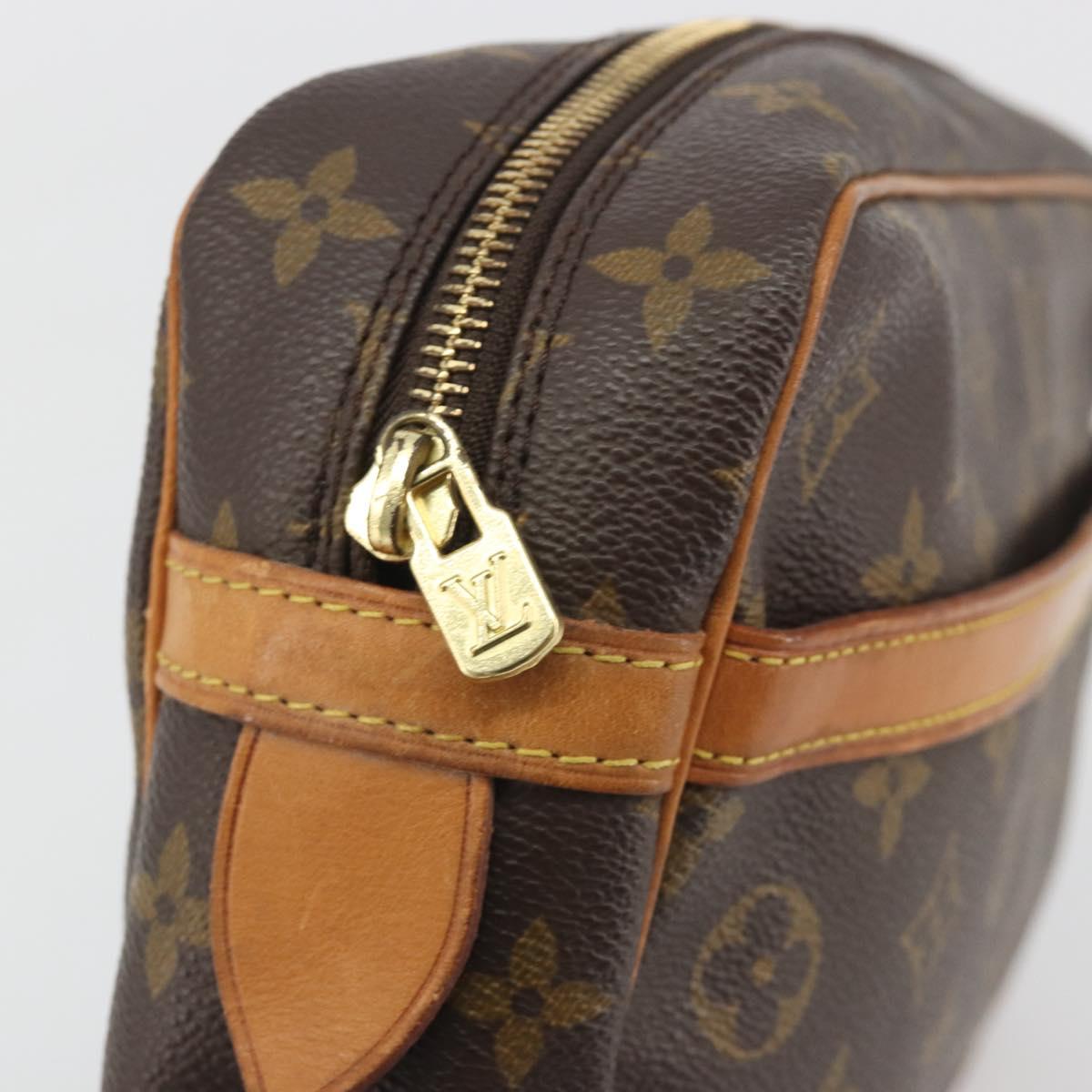 LOUIS VUITTON Monogram Compiegne 28 Clutch Bag M51845 LV Auth 197527