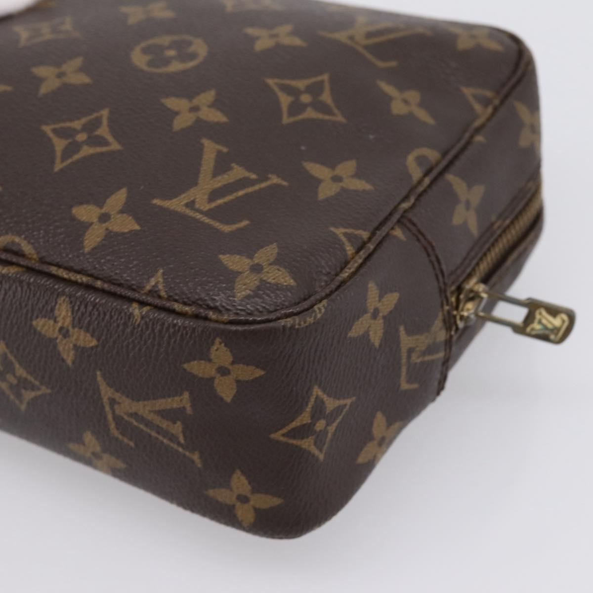 LOUIS VUITTON Monogram Trousse Toilette 23 Clutch Bag M47524 LV Auth 197528