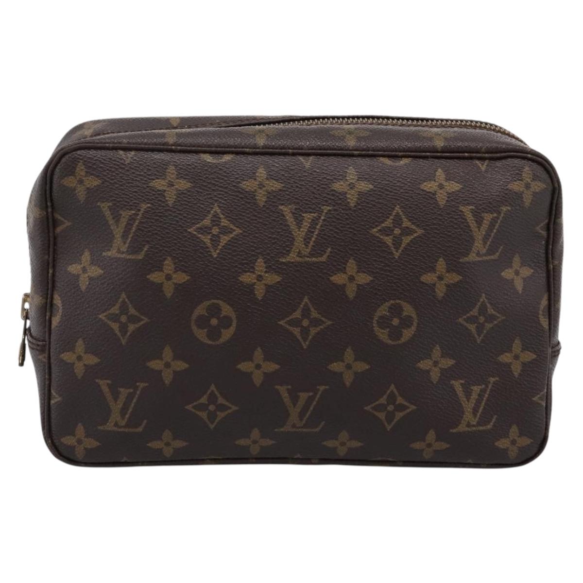 LOUIS VUITTON Monogram Trousse Toilette 23 Clutch Bag M47524 LV Auth 197528