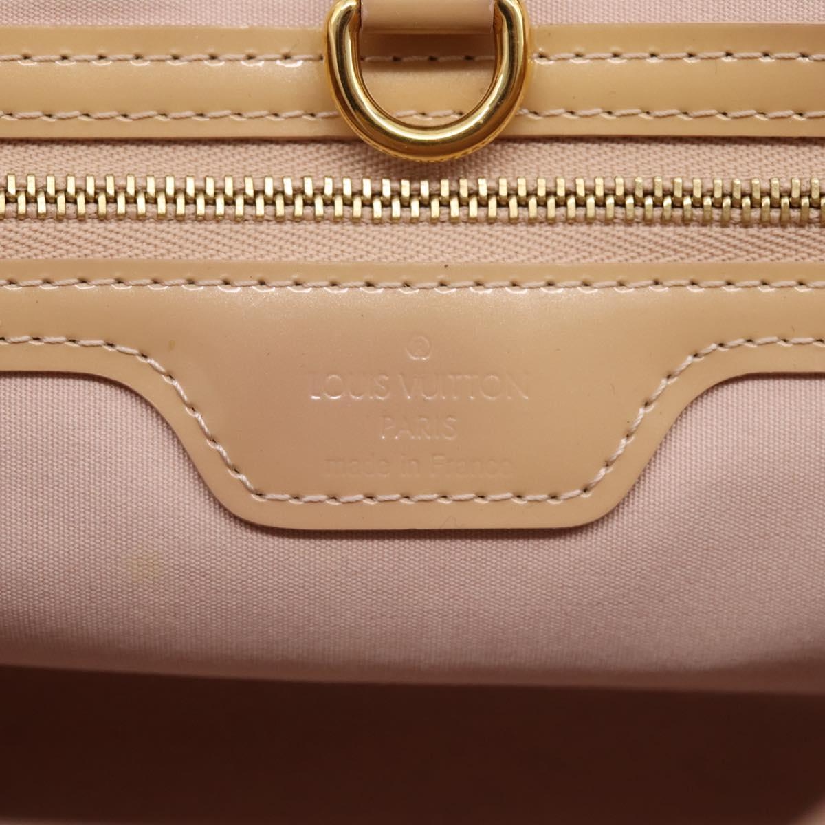 LOUIS VUITTON Monogram Vernis Wilshire PM Rose Flow Lantern M91642 Auth 197533