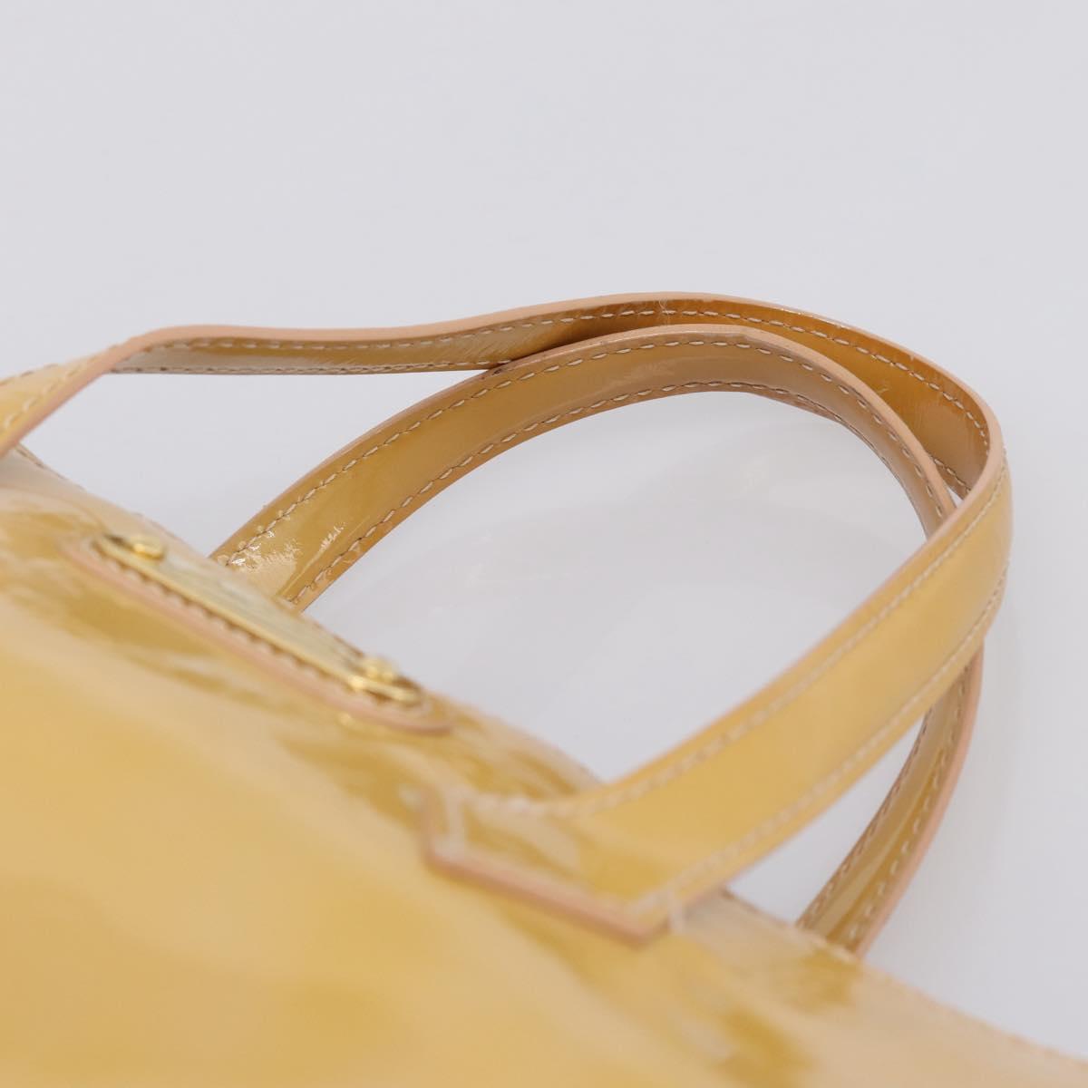 LOUIS VUITTON Monogram Vernis Wilshire PM Rose Flow Lantern M91642 Auth 197533
