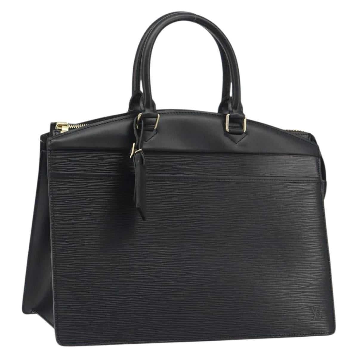 LOUIS VUITTON Epi Riviera Hand Bag Black M48182 LV Auth 197536