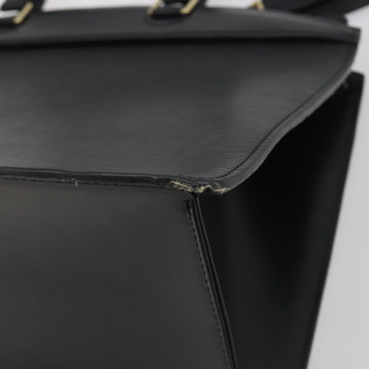LOUIS VUITTON Epi Riviera Hand Bag Black M48182 LV Auth 197536