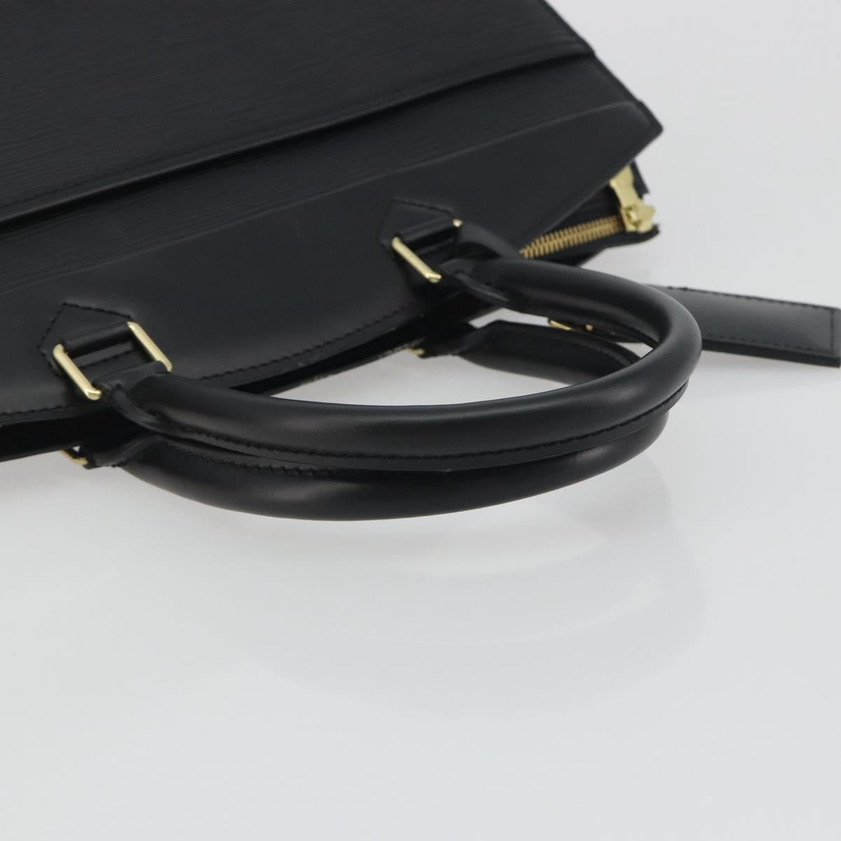 LOUIS VUITTON Epi Riviera Hand Bag Black M48182 LV Auth 197536