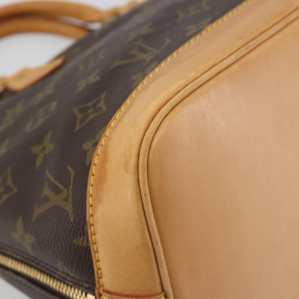 LOUIS VUITTON Monogram Alma PM Hand Bag M53151 LV Auth 197537A