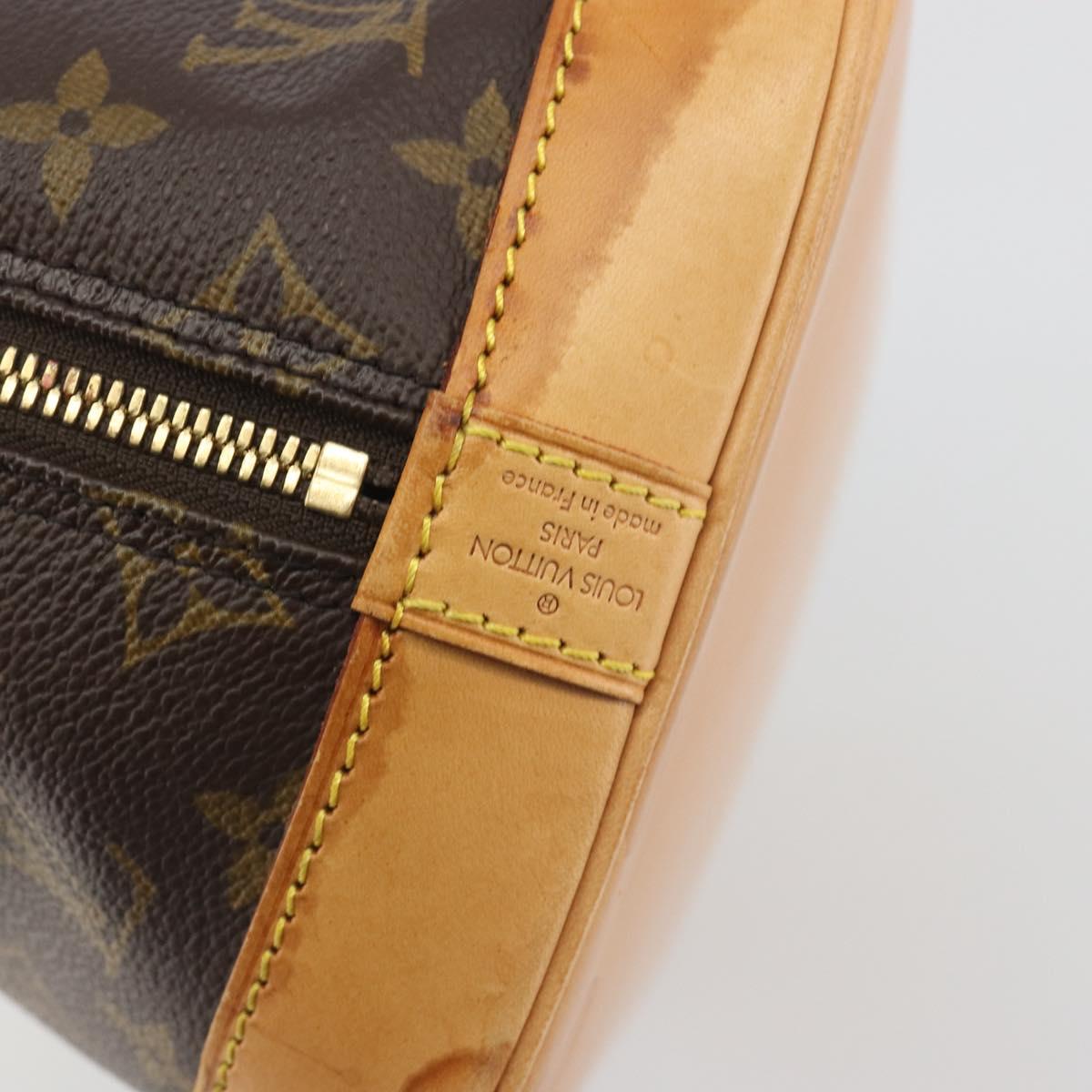 LOUIS VUITTON Monogram Alma PM Hand Bag M53151 LV Auth 197537A