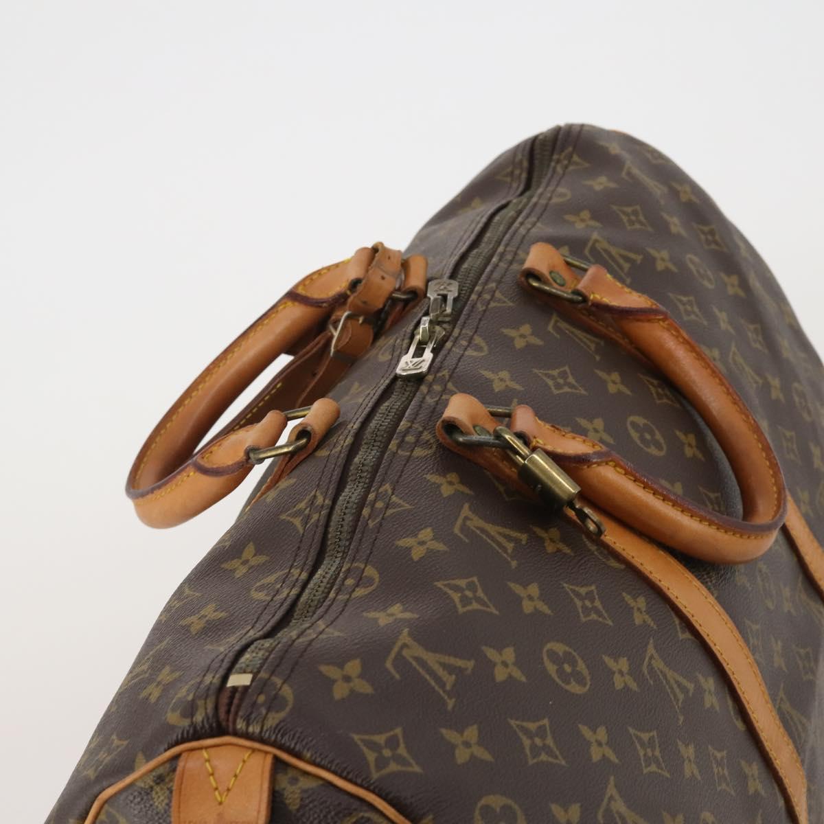 LOUIS VUITTON Monogram Keepall 50 Boston Bag M41426 LV Auth 197538A