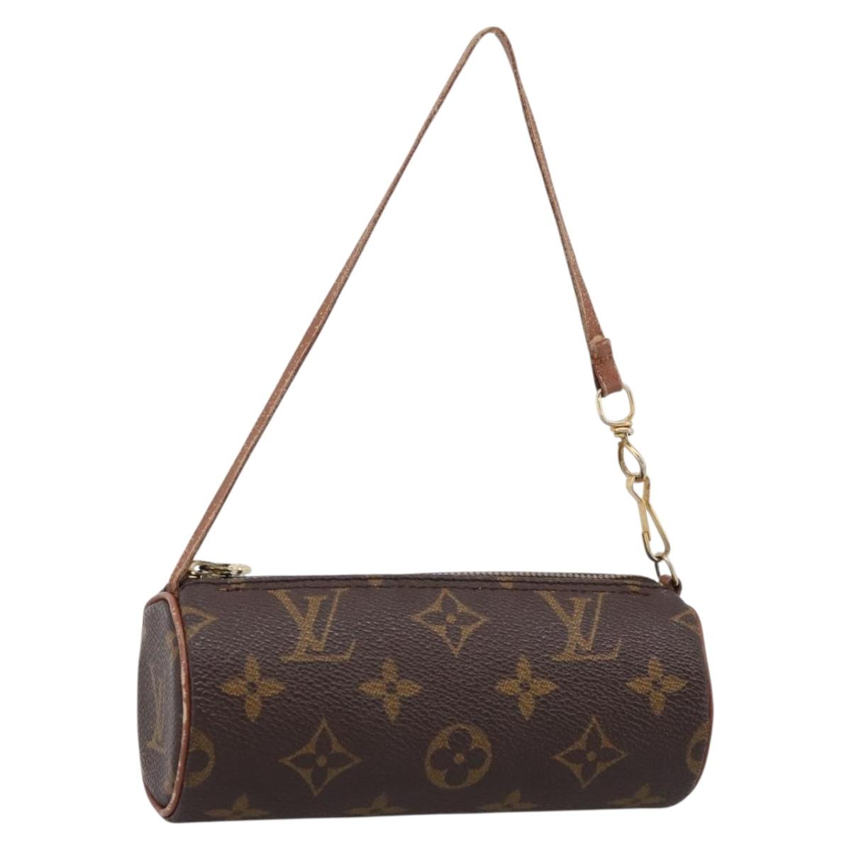 LOUIS VUITTON Monogram Papillon Pouch LV Auth 197542