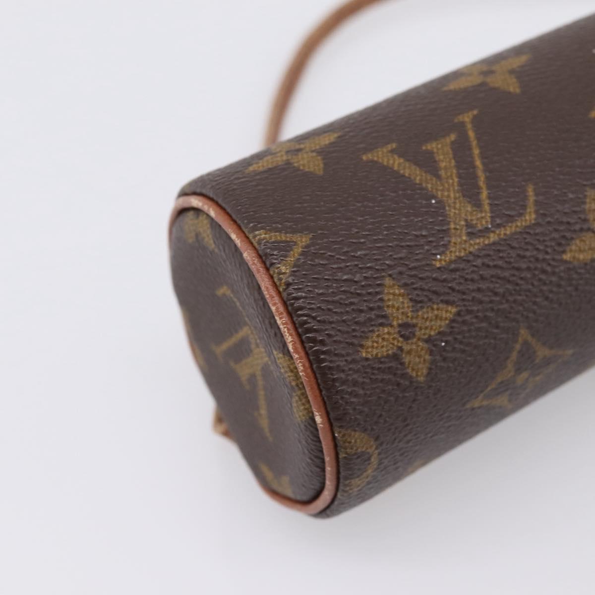 LOUIS VUITTON Monogram Papillon Pouch LV Auth 197542