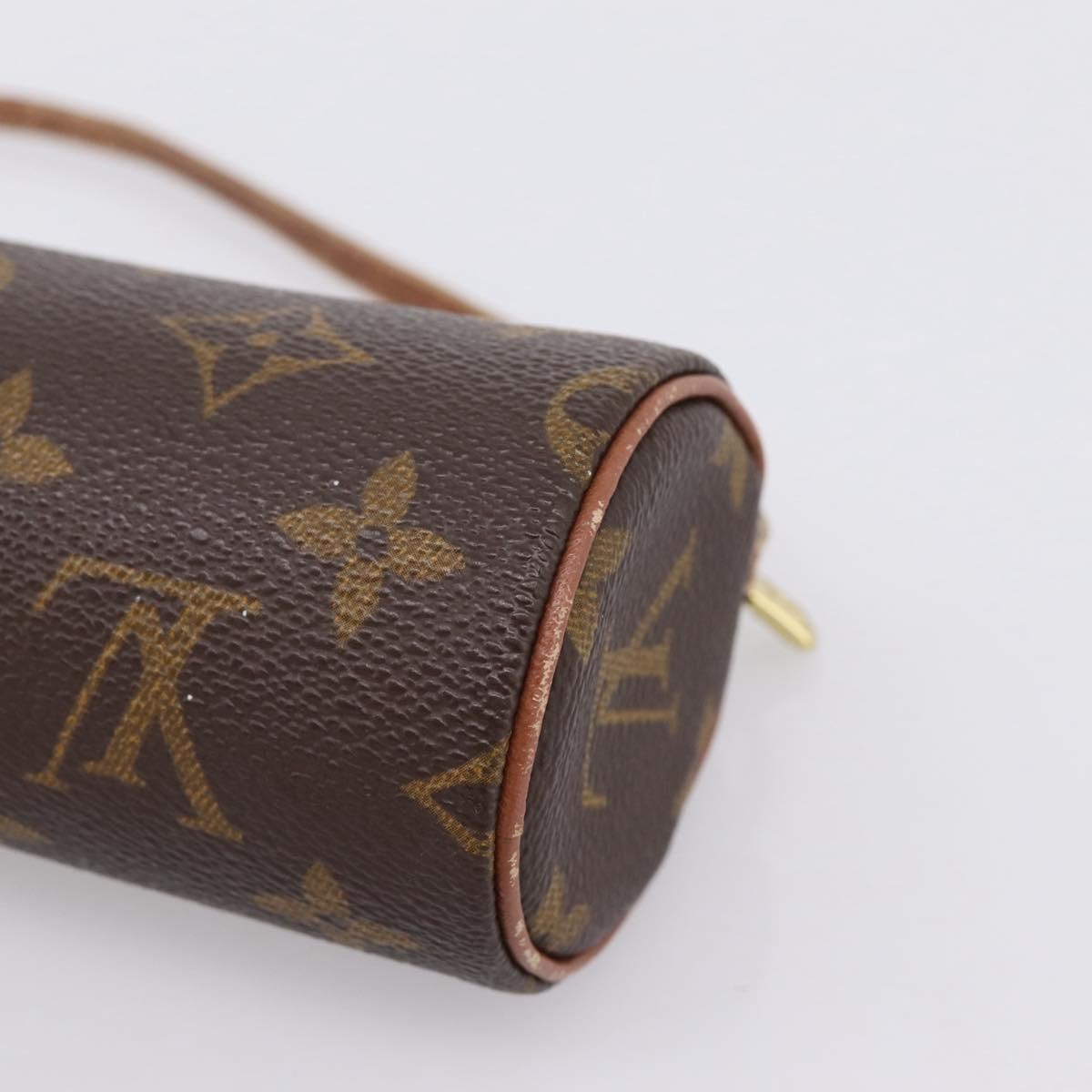 LOUIS VUITTON Monogram Papillon Pouch LV Auth 197542