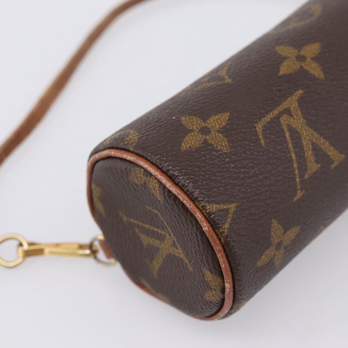 LOUIS VUITTON Monogram Papillon Pouch LV Auth 197542