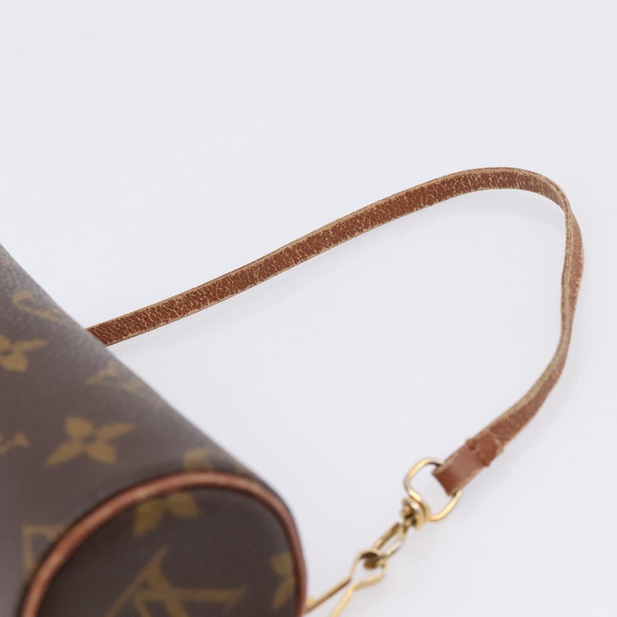 LOUIS VUITTON Monogram Papillon Pouch LV Auth 197542