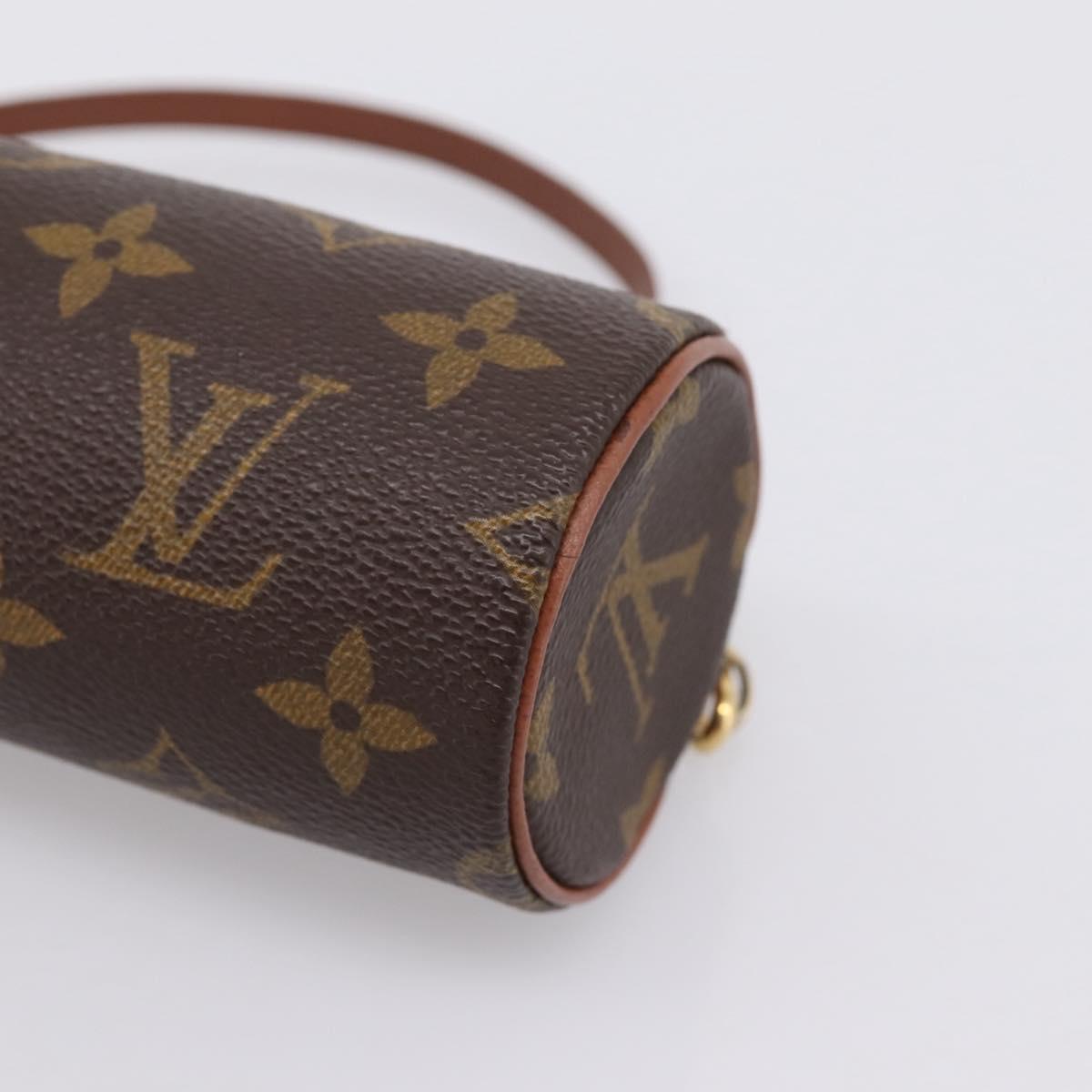 LOUIS VUITTON Monogram Papillon Pouch LV Auth 197543