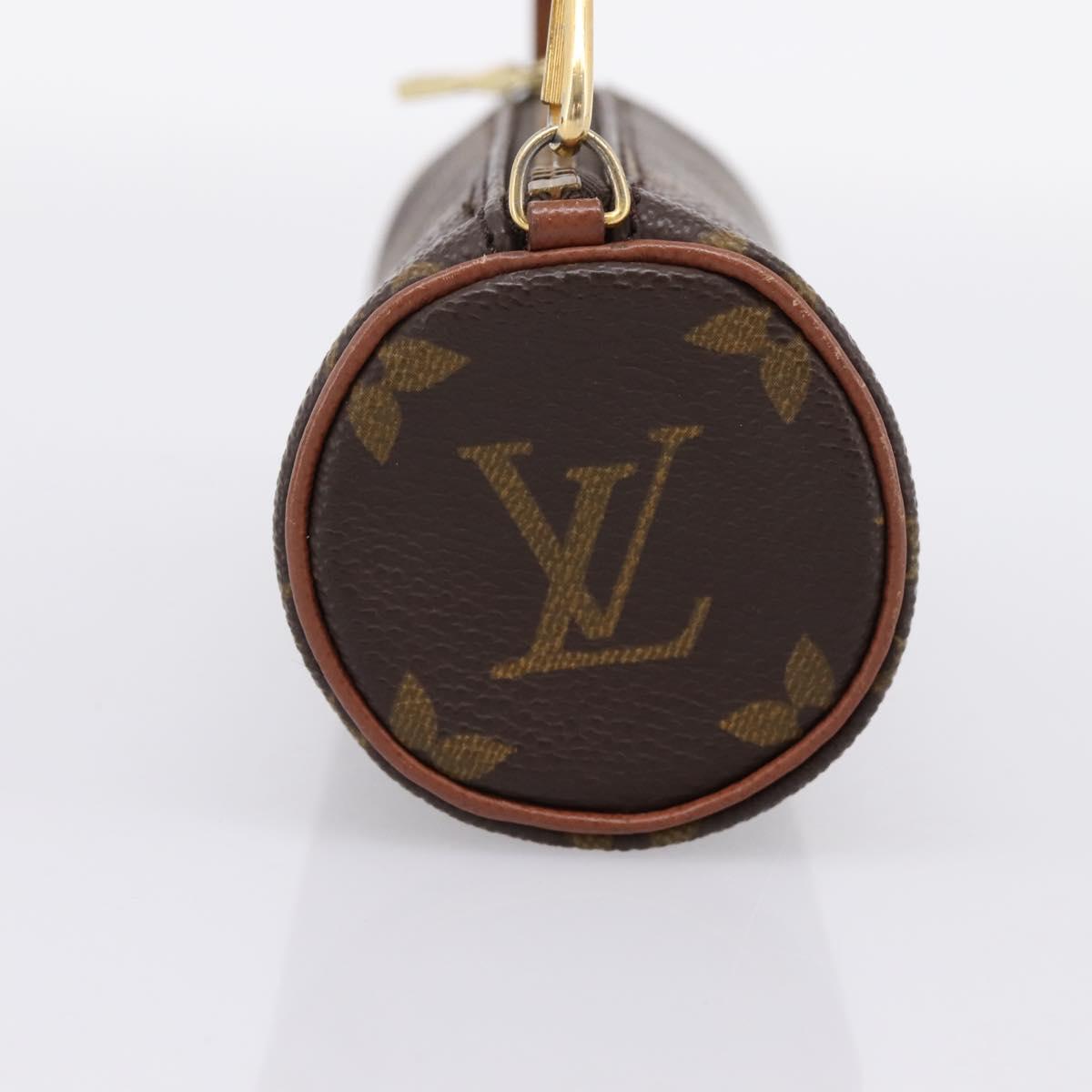 LOUIS VUITTON Monogram Papillon Pouch LV Auth 197543