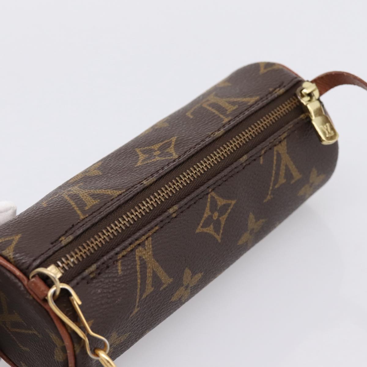 LOUIS VUITTON Monogram Papillon Pouch LV Auth 197543