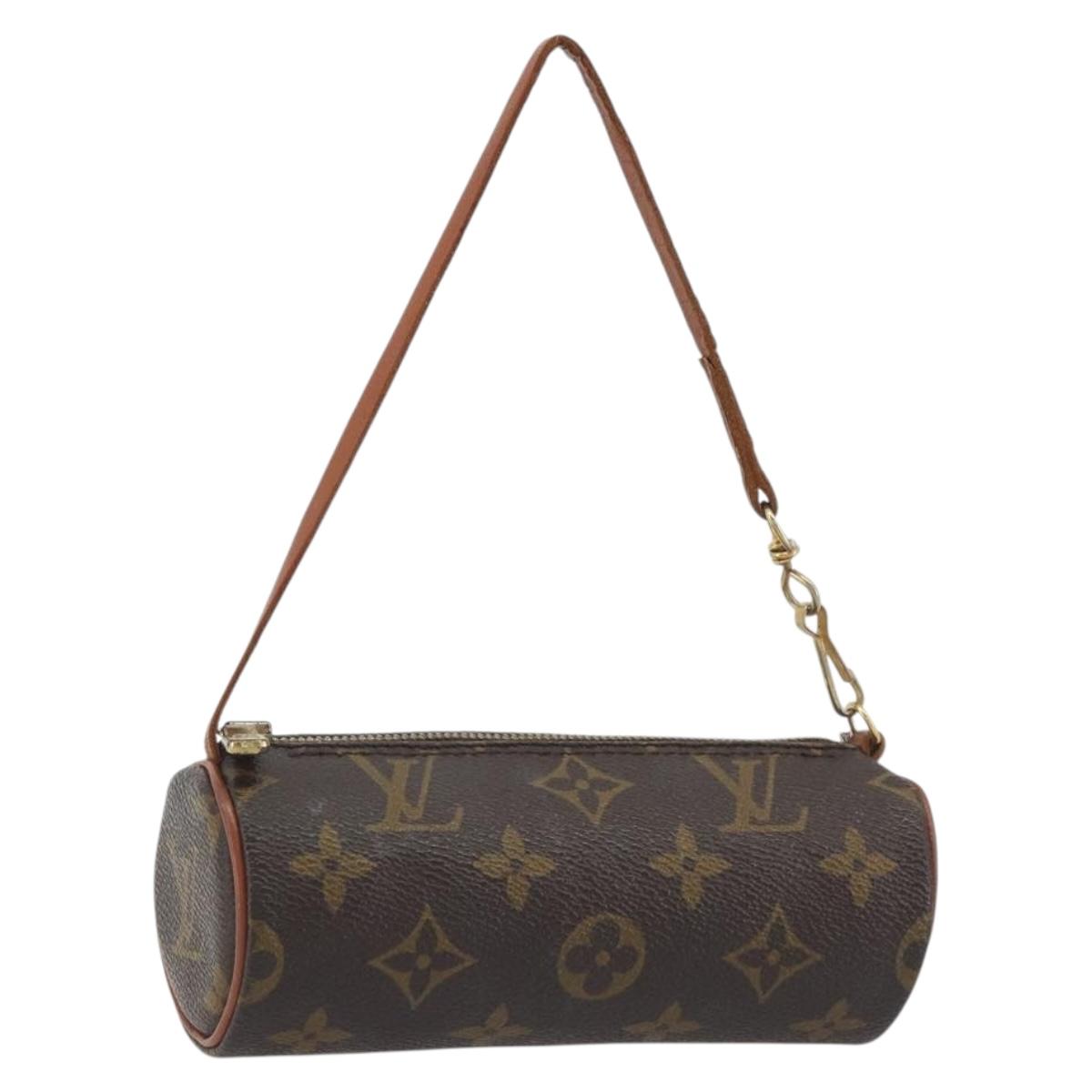 LOUIS VUITTON Monogram Papillon Pouch LV Auth 197544
