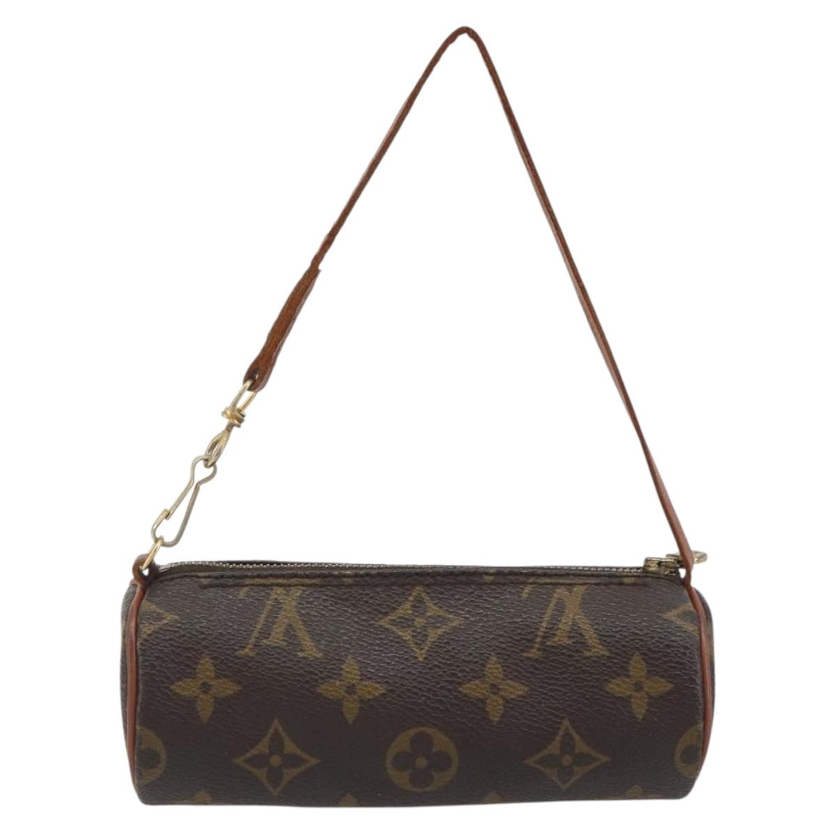 LOUIS VUITTON Monogram Papillon Pouch LV Auth 197544