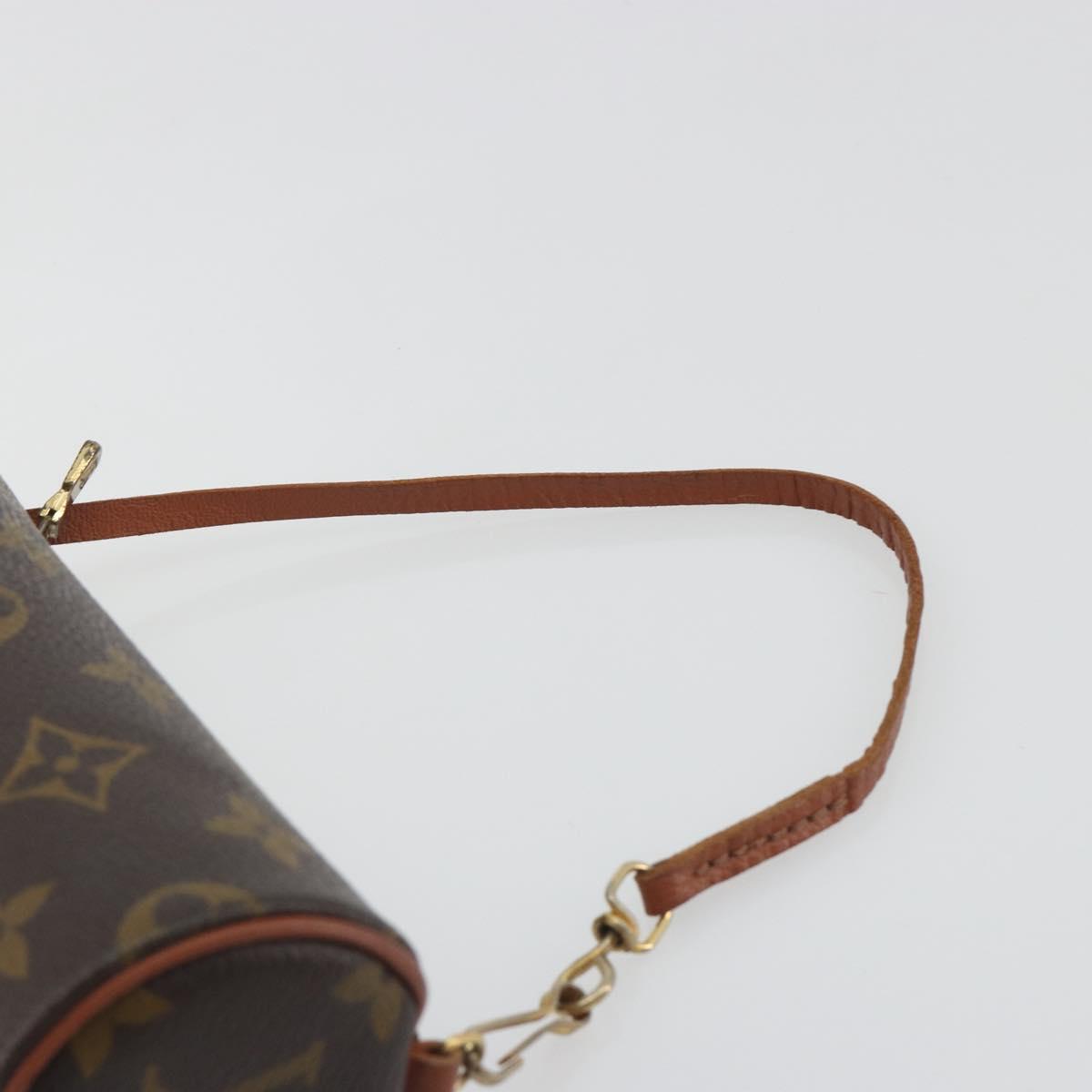 LOUIS VUITTON Monogram Papillon Pouch LV Auth 197544