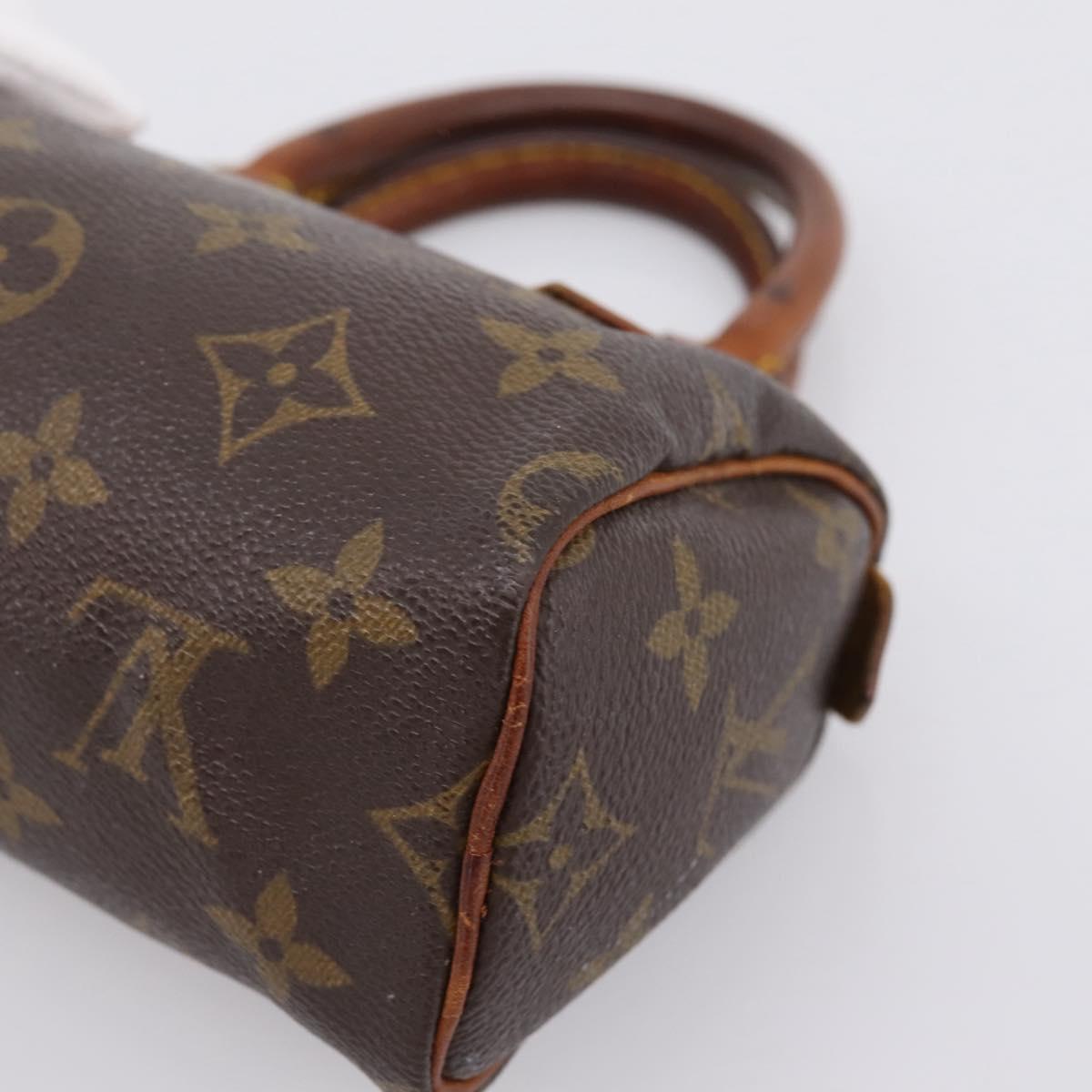 LOUIS VUITTON Monogram Mini Speedy Hand Bag M41534 LV Auth 197545