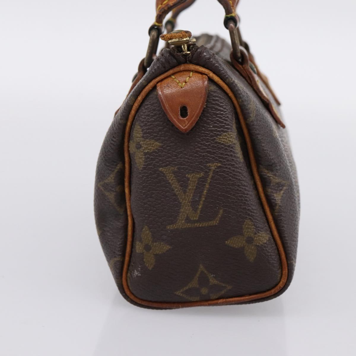 LOUIS VUITTON Monogram Mini Speedy Hand Bag M41534 LV Auth 197545
