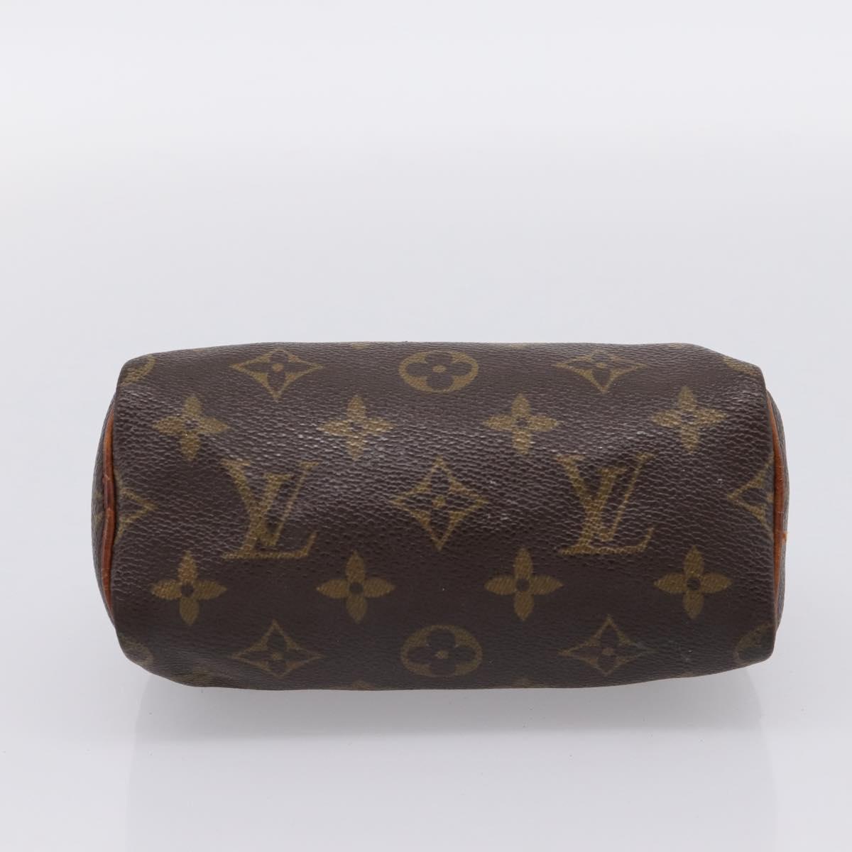 LOUIS VUITTON Monogram Mini Speedy Hand Bag M41534 LV Auth 197545