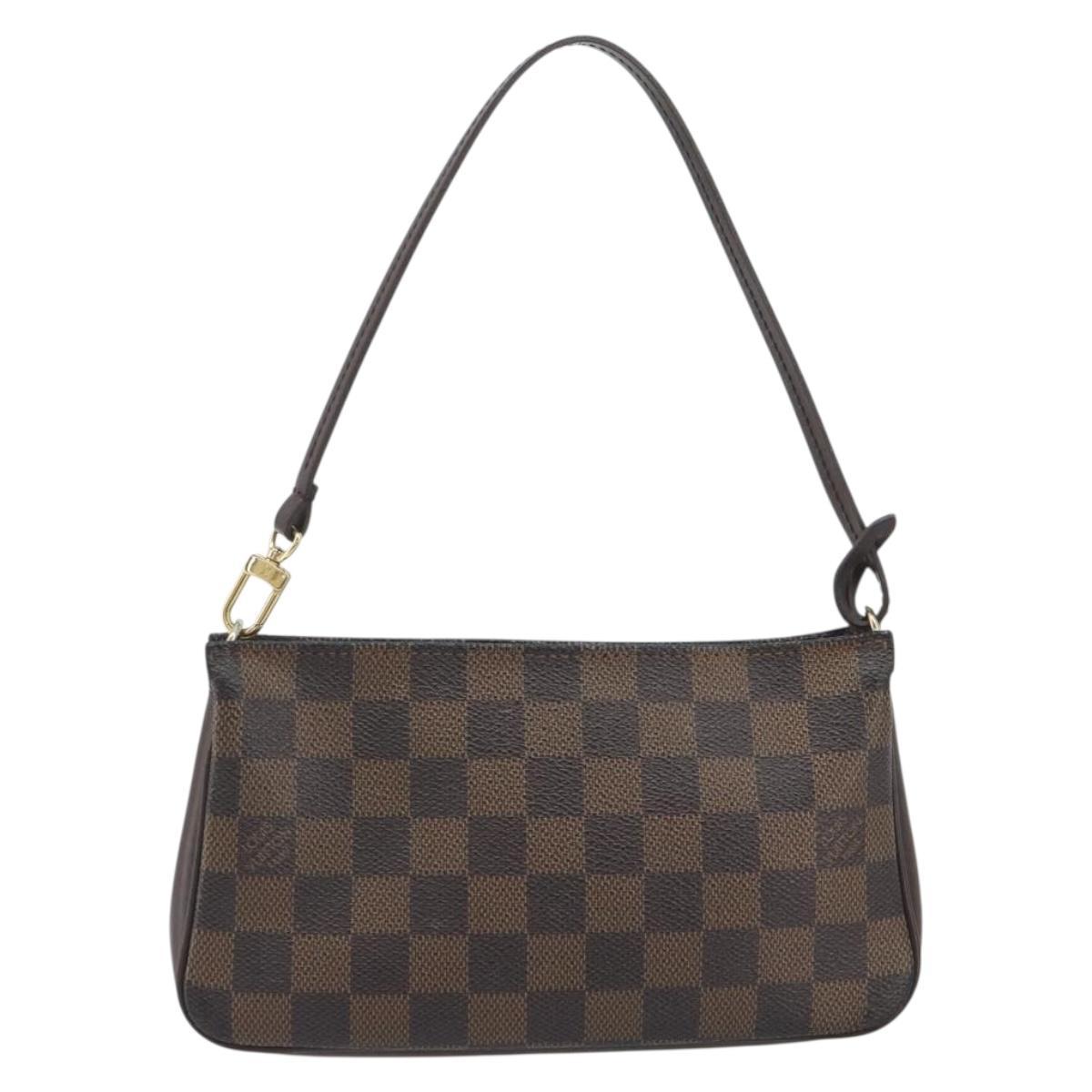 LOUIS VUITTON Damier Ebene Navona Accessory Pouch N51983 LV Auth 197550A