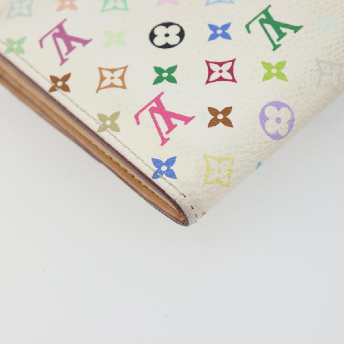 LOUIS VUITTON Multicolor Portefeuille Sarah Long Wallet M93745 LV Auth 197552