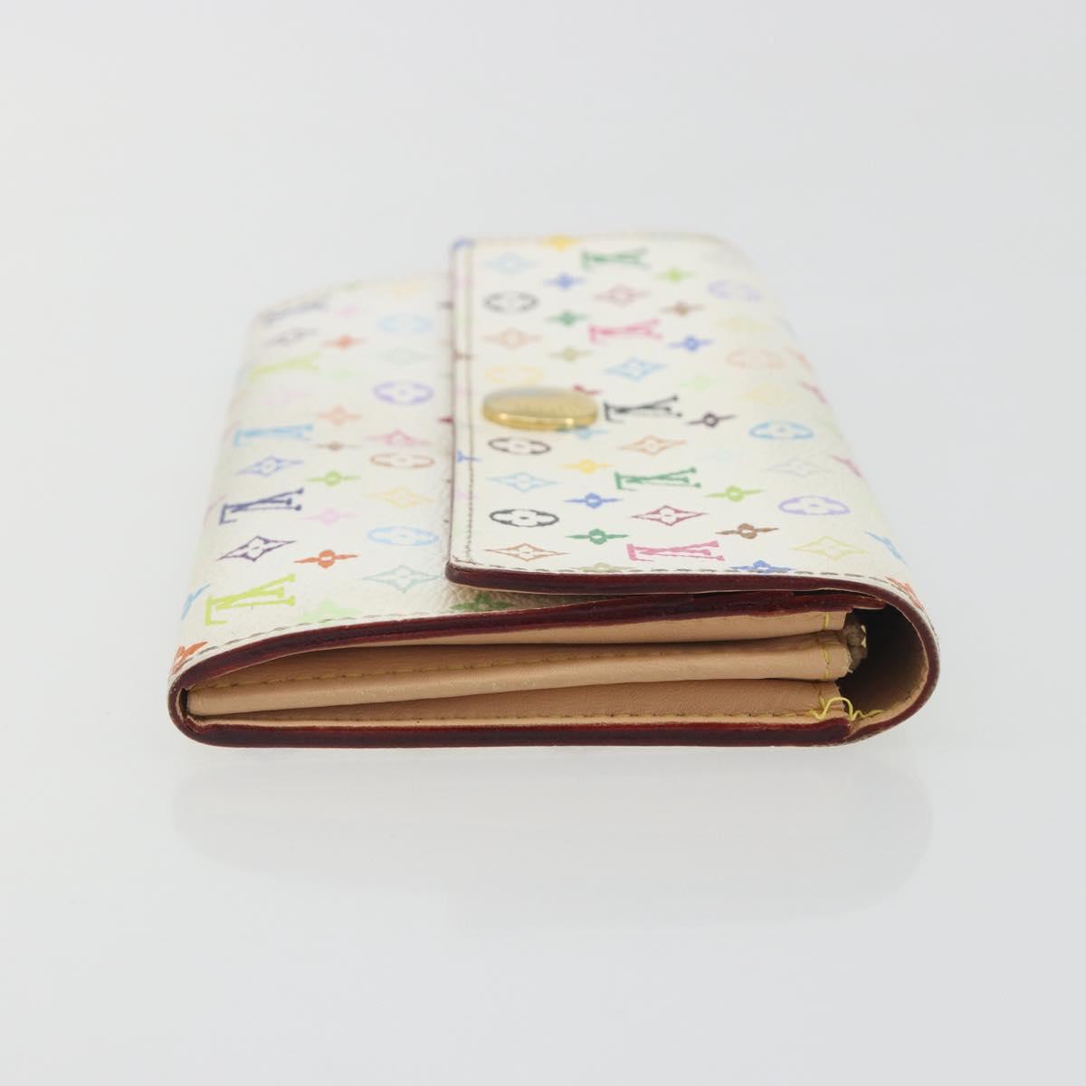 LOUIS VUITTON Multicolor Portefeuille Sarah Long Wallet M93745 LV Auth 197552