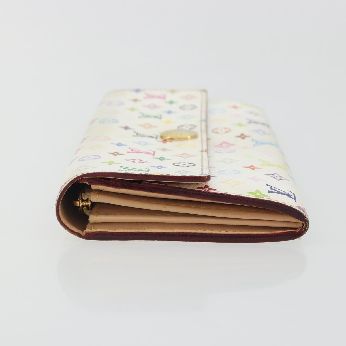LOUIS VUITTON Multicolor Portefeuille Sarah Long Wallet M93745 LV Auth 197552