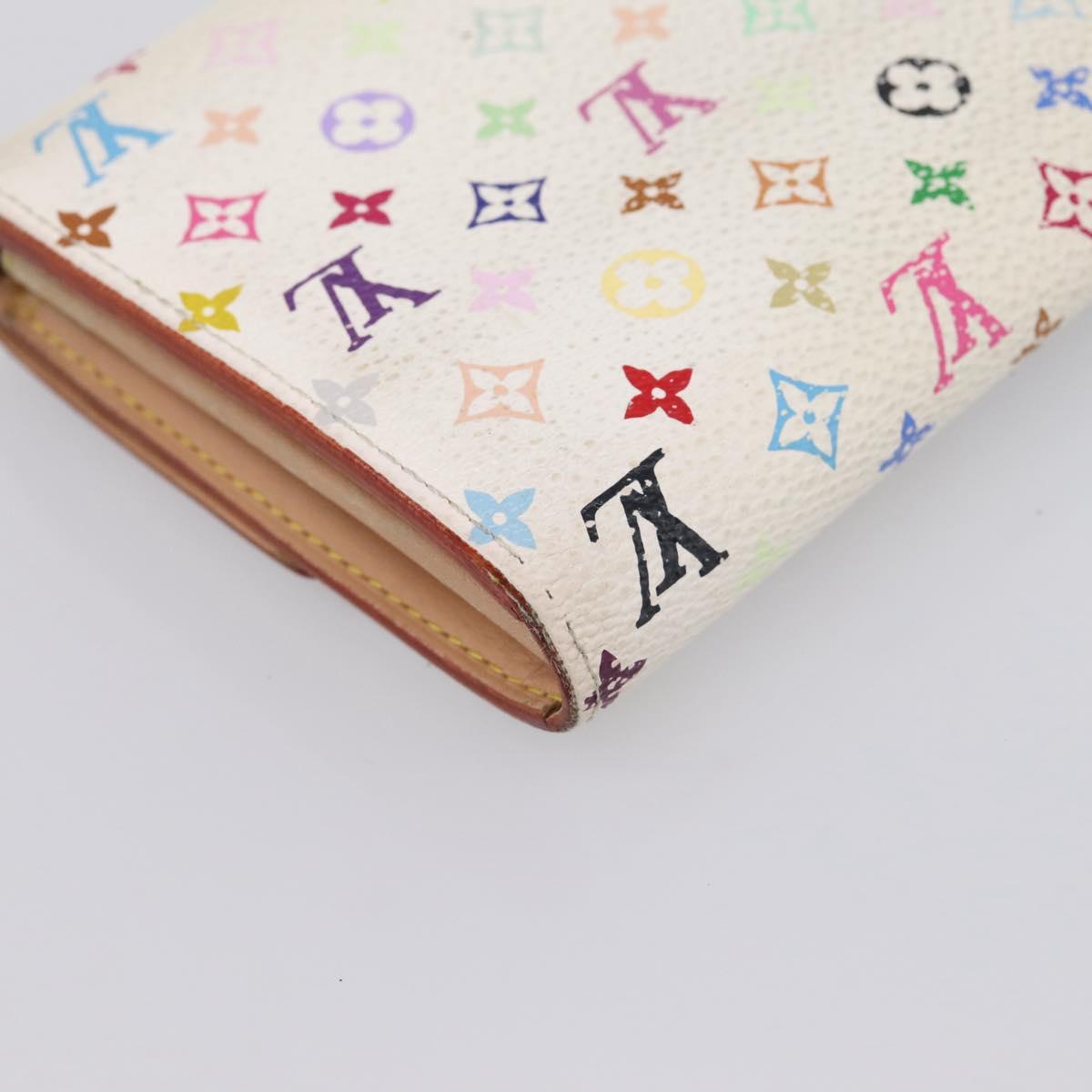 LOUIS VUITTON Multicolor Portefeuille Sarah Long Wallet M93745 LV Auth 197553