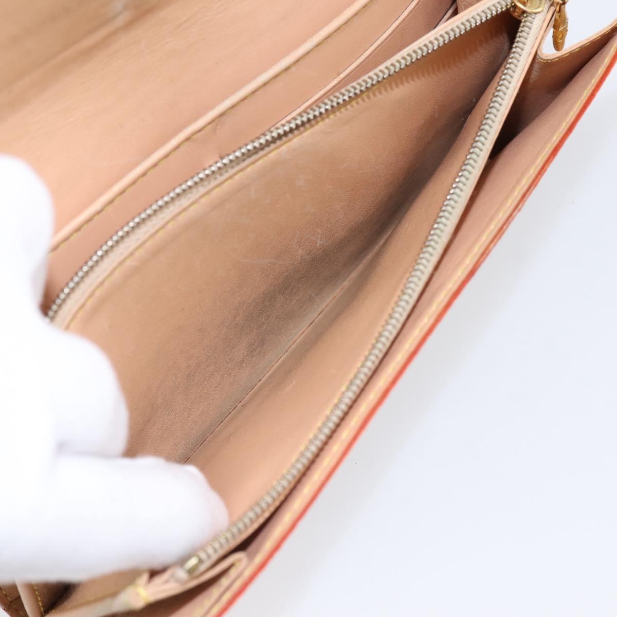 LOUIS VUITTON Multicolor Portefeuille Sarah Long Wallet M93745 LV Auth 197553