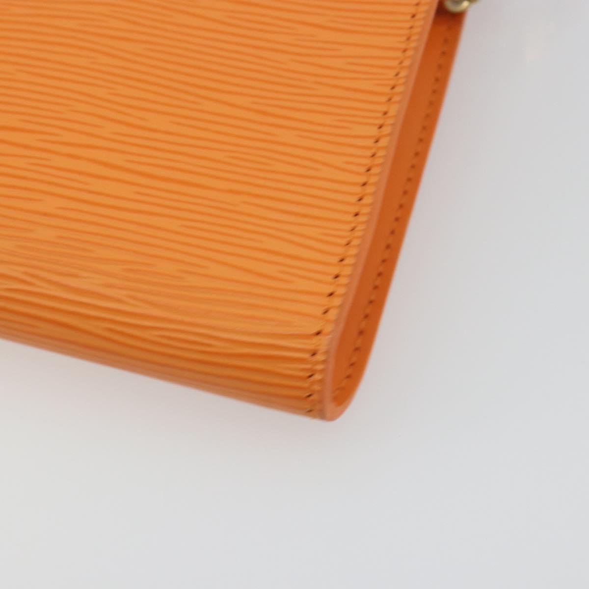 LOUIS VUITTON Epi Pochette Accessoires Orange Mandarin M5294H LV Auth 197554A
