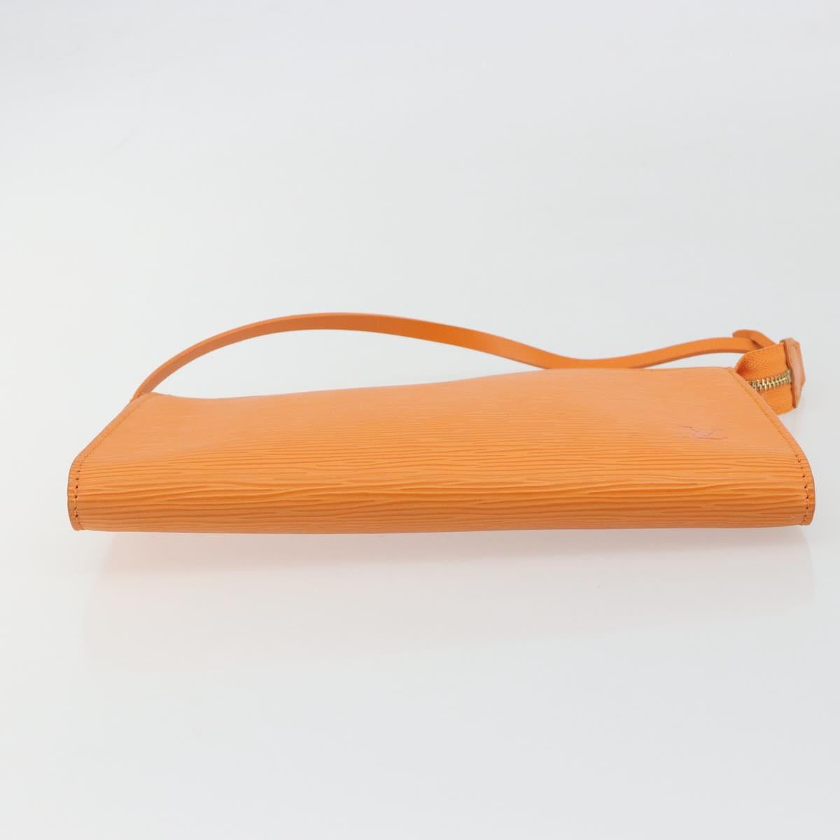 LOUIS VUITTON Epi Pochette Accessoires Orange Mandarin M5294H LV Auth 197554A