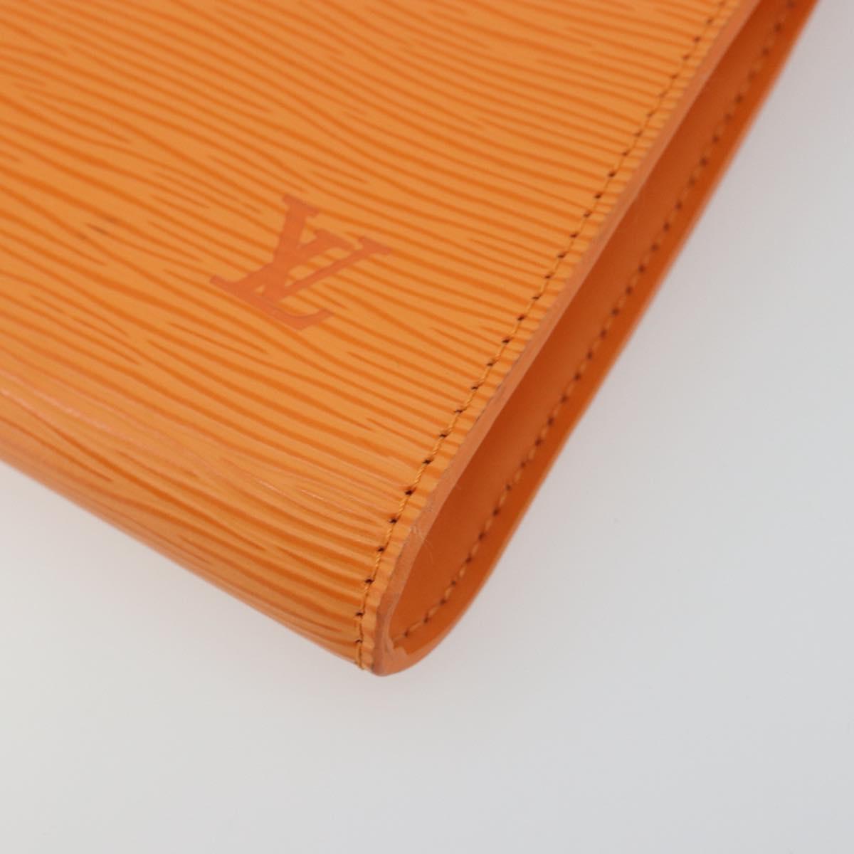 LOUIS VUITTON Epi Pochette Accessoires Orange Mandarin M5294H LV Auth 197554A