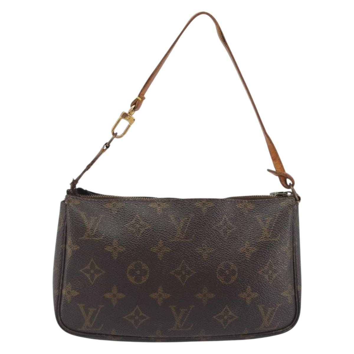 LOUIS VUITTON Monogram Pochette Accessoires Pouch M51980 LV Auth 197556