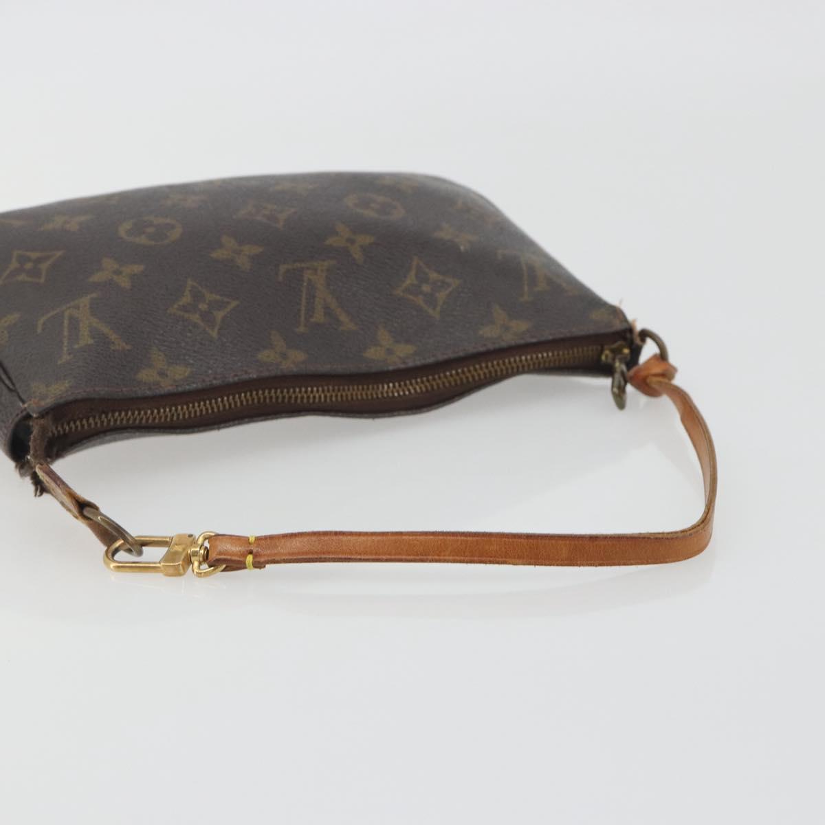 LOUIS VUITTON Monogram Pochette Accessoires Pouch M51980 LV Auth 197556